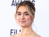 Haley Lu Richardson arrives at the 2023 Film Independent Spirit Awards held at the Santa Monica Beach on March 4, 2023 in Santa Monica, Los...