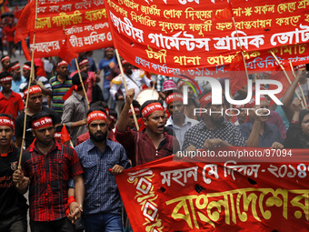 Garment workers & other labor organization in Bangladesh shout slogans during the May day celebration.
In Bangladesh, every year May Day is...