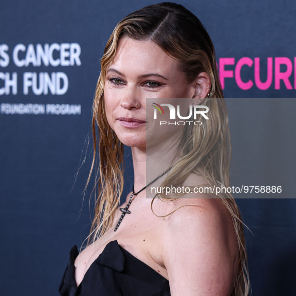 Namibian model Behati Prinsloo arrives at The Women's Cancer Research Fund's An Unforgettable Evening Benefit Gala 2023 held at the Beverly...