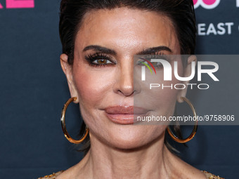 American actress, television personality and model Lisa Rinna arrives at The Women's Cancer Research Fund's An Unforgettable Evening Benefit...
