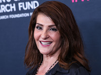 Canadian actress, director, producer and screenwriter Nia Vardalos arrives at The Women's Cancer Research Fund's An Unforgettable Evening Be...