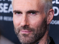 American singer and songwriter Adam Levine of American pop rock band Maroon 5 arrives at The Women's Cancer Research Fund's An Unforgettable...