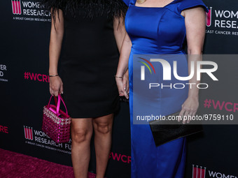 Ramona Agruma and girlfriend/Australian actress Rebel Wilson arrive at The Women's Cancer Research Fund's An Unforgettable Evening Benefit G...