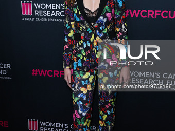 Australian actress Natasha Bassett arrives at The Women's Cancer Research Fund's An Unforgettable Evening Benefit Gala 2023 held at the Beve...