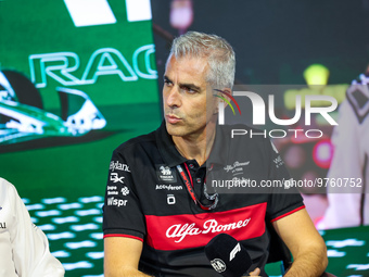ALUNNI BRAVI Alessandro (ita), Managing Director of Sauber Group & Team Representative, portrait during the Formula 1 STC Saudi Arabian...