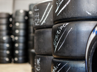 michelin, tyres, pneus, during the 1000 Miles of Sebring 2023, 1st round of the 2023 FIA World Endurance Championship, from March 15 to 17,...