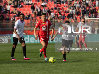 Matteo Pessina of AC Monza in action during the Serie A football match between AC Monza and US Cremonese at U-Power Stadium in Monza, Italy,...