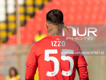 Armando Izzo of AC Monza in action during the Serie A football match between AC Monza and US Cremonese at U-Power Stadium in Monza, Italy, o...
