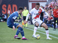 Oscar Trejo of Rayo Vallecano during a match between Rayo Vallecano v Girona FC as part of LaLiga in Madrid, Spain, on March 18, 2022.  (