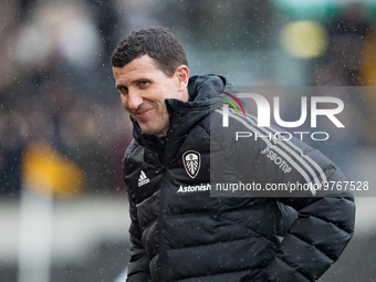 Leeds Uniteds manager Javi Gracia before the Premier League match between Wolverhampton Wanderers and Leeds United at Molineux on March 18,...