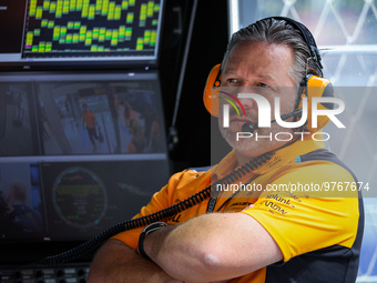 BROWN Zak (usa), CEO of of McLaren Racing, portrait during the Formula 1 STC Saudi Arabian Grand Prix 2023, 2nd round of the 2023 Formula On...