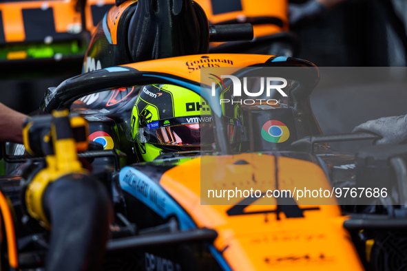 04 NORRIS Lando (gbr), McLaren F1 Team MCL60, action during the Formula 1 STC Saudi Arabian Grand Prix 2023, 2nd round of the 2023 Formula O...