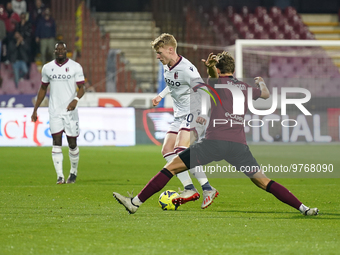 Jerdi Schouten of Bologna Fc during the  Serie A match between Us Salernitana 1919 and Bologna Fc on March 18, 2023 stadium ''Arechi''  in S...