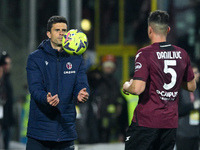 Thiago Motta manager of Bologna FC during the Serie A match between US Salernitana and Bologna FC at Stadio Arechi, Salerno, Italy on March...