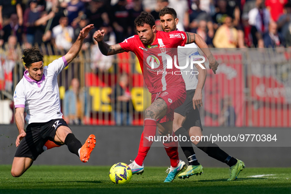 Andrea Petagna (#37 AC Monza) during AC Monza against US Cremonese, Serie A, at U-Power Stadium in Monza on March, 18th 2023. 
