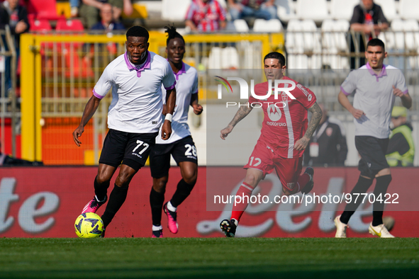 David Okereke (#77 Cremonese) during AC Monza against US Cremonese, Serie A, at U-Power Stadium in Monza on March, 18th 2023. 