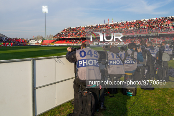 Lega Serie A Photographers during AC Monza against US Cremonese, Serie A, at U-Power Stadium in Monza on March, 18th 2023. 