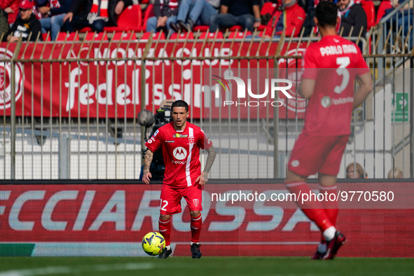 Stefano Sensi (#12 AC Monza) during AC Monza against US Cremonese, Serie A, at U-Power Stadium in Monza on March, 18th 2023. 