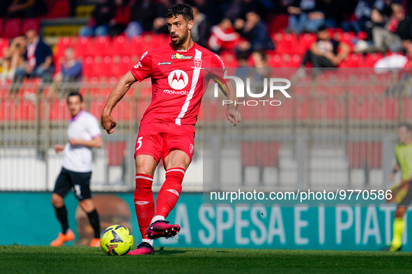 Pablo Marí (#3 AC Monza) during AC Monza against US Cremonese, Serie A, at U-Power Stadium in Monza on March, 18th 2023. 