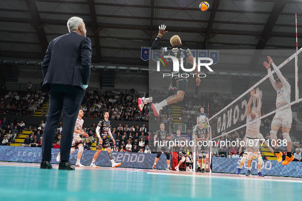 herrera jaime jesus (n.7 sir safety susa perugia) during the Volleyball Italian Serie A Men Superleague Championship Play Off - Sir Safety S...