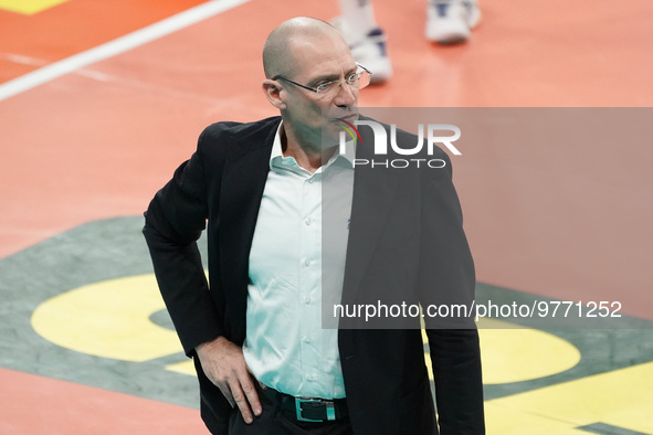 piazza roberto (allianz milano) during the Volleyball Italian Serie A Men Superleague Championship Play Off - Sir Safety Susa Perugia vs All...