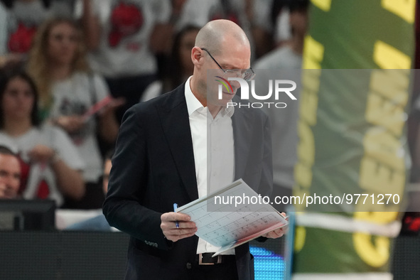 piazza roberto (allianz milano) during the Volleyball Italian Serie A Men Superleague Championship Play Off - Sir Safety Susa Perugia vs All...