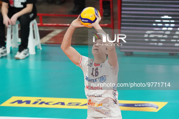porro paolo (n.16 allianz milano) during the Volleyball Italian Serie A Men Superleague Championship Play Off - Sir Safety Susa Perugia vs A...