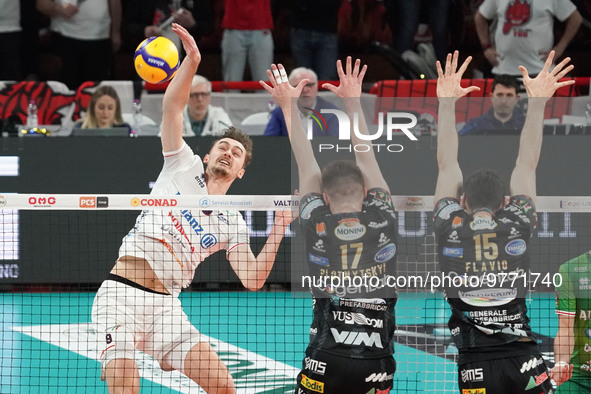 vitelli marco (n.6 allianz milano) during the Volleyball Italian Serie A Men Superleague Championship Play Off - Sir Safety Susa Perugia vs...