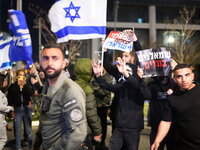 Right Wing activists confronted Israeli protesters who participated a rally against Israeli Goverment's judicial overhaul bills in the coast...