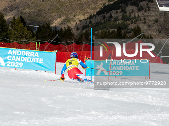 Alexis PINTURAULT of France in action during Audi FIS Alpine Ski World Cup 2023 Slalom Discipline Men's Downhill on March 19, 2023 in El Tar...
