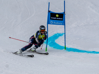 Estelle ALPHAND of Sweden in action during Audi FIS Alpine Ski World Cup 2023 Super L Discipline Women's Downhill on March 16, 2023 in El Ta...