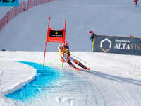 Petra VLHOVA of Slovakia in action during Audi FIS Alpine Ski World Cup 2023 Super L Discipline Women's Downhill on March 16, 2023 in El Tar...
