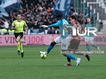 Frank Anguissa during Serie A match between Torino v Napoli in Turin, on March 19, 2023 (