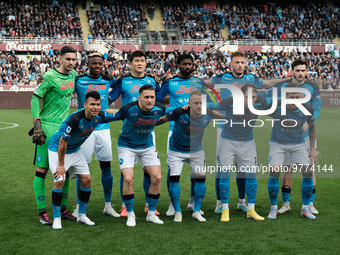 Napoli Team during Serie A match between Torino v Napoli in Turin, on March 19, 2023  (