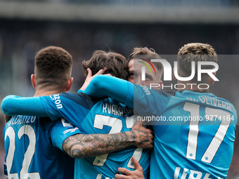 Napoli Team during Serie A match between Torino v Napoli in Turin, on March 19, 2023  (
