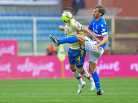 Miguel Luis Pinto Veloso 
 (Verona) - Manolo Gabbiadini (Sampdoria) during the italian soccer Serie A match UC Sampdoria vs Hellas Veron...