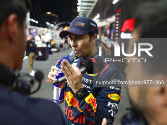 PEREZ Sergio (mex), Red Bull Racing RB19, portrait during the Formula 1 STC Saudi Arabian Grand Prix 2023, 2nd round of the 2023 Formula One...