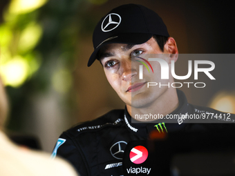 RUSSELL George (gbr), Mercedes AMG F1 Team W14, portrait during the Formula 1 STC Saudi Arabian Grand Prix 2023, 2nd round of the 2023 Formu...