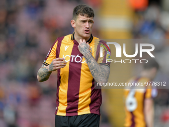 Bradford City's Andy Cook during the Sky Bet League 2 match between Bradford City and Hartlepool United at the University of Bradford Stadiu...