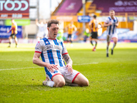 Goal 0-1 Callum Cooke #10 of Hartlepool United celebrates his goal during the Sky Bet League 2 match between Bradford City and Hartlepool Un...