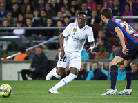 Vinicius Junior of Real Madrid Cf during a match between FC Barcelona v Real Madrid as part of LaLiga in Barcelona, Spain, on March 19, 2022...