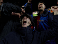 Fans of FC Barcelona during a match between FC Barcelona v Real Madrid as part of LaLiga in Barcelona, Spain, on March 19, 2022.  (