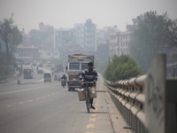 Nepal's Kathmandu valley continues to be shrouded by thick polluted haze as wildfire rages across Nepal dumping pollutants into bowl shaped...