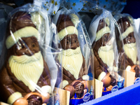 

A general view of chocolates of St. Nicholas is seen during International Sweets and Snacks, a leading trade fair starting in Cologne, Ger...