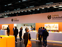 

A general view of the Ludwig Chocolate booth is seen during the International Sweets and Snacks Trade Fair, which is starting in Cologne,...
