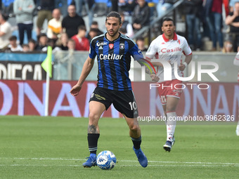 Ernesto Torregrossa (Pisa) in action during the Italian soccer Serie B match AC Pisa vs SSC Bari on April 23, 2023 at the Arena Garibaldi in...
