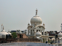 Gurdwara (Sikh temple) in Delhi, India on May 07, 2022. (