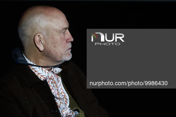 John Malkovich during the opening ceremony of the Off Camera Festival in Krakow, Poland on April 28, 2023. 