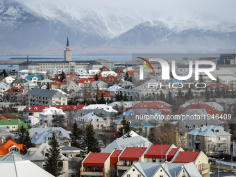 Natural and urban scenes in Iceland