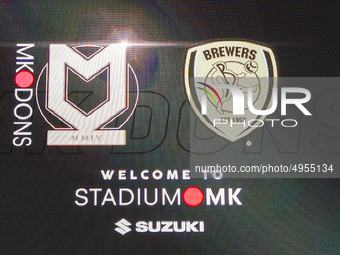 MK Dons v Burton Albion -  Sky Bet League 1